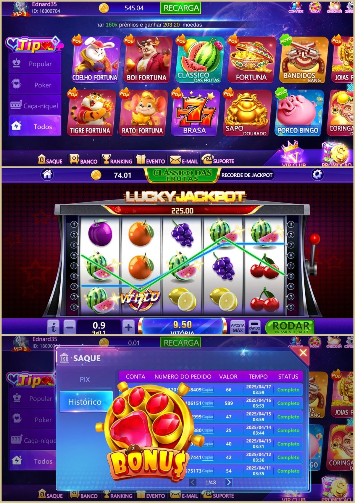 Casino Global Events game